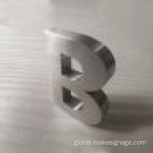 Mirror Finish Metal Letters Brushed Metal Channel Letter Factory